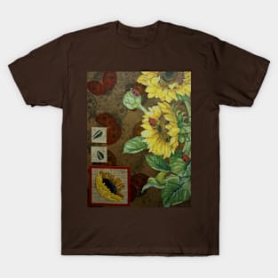 Sunflowers and ladybugs T-Shirt